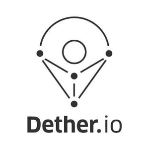 Логотип Dether