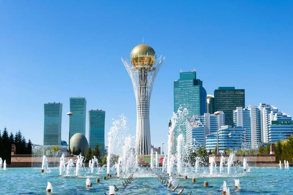 Фонтан в Казахстане